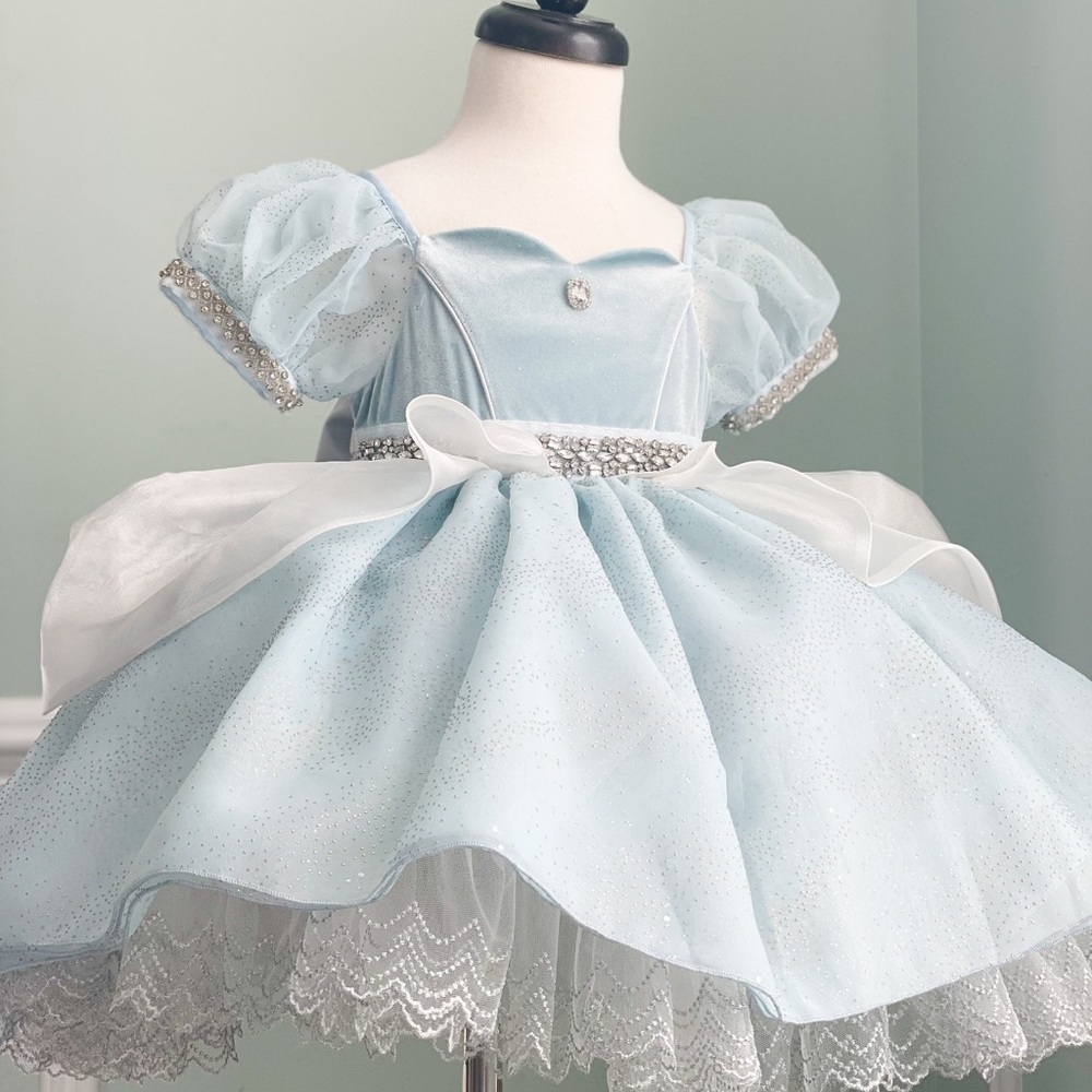 Elegant Blue Princess Dress